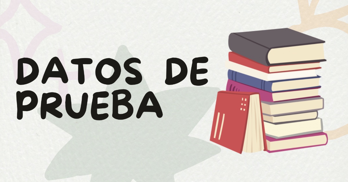 Datos de prueba: prueba la app antes de suscribirte