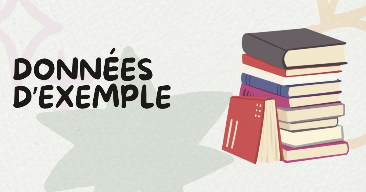 Données d'exemple : découvrez l'app avant de vous abonner