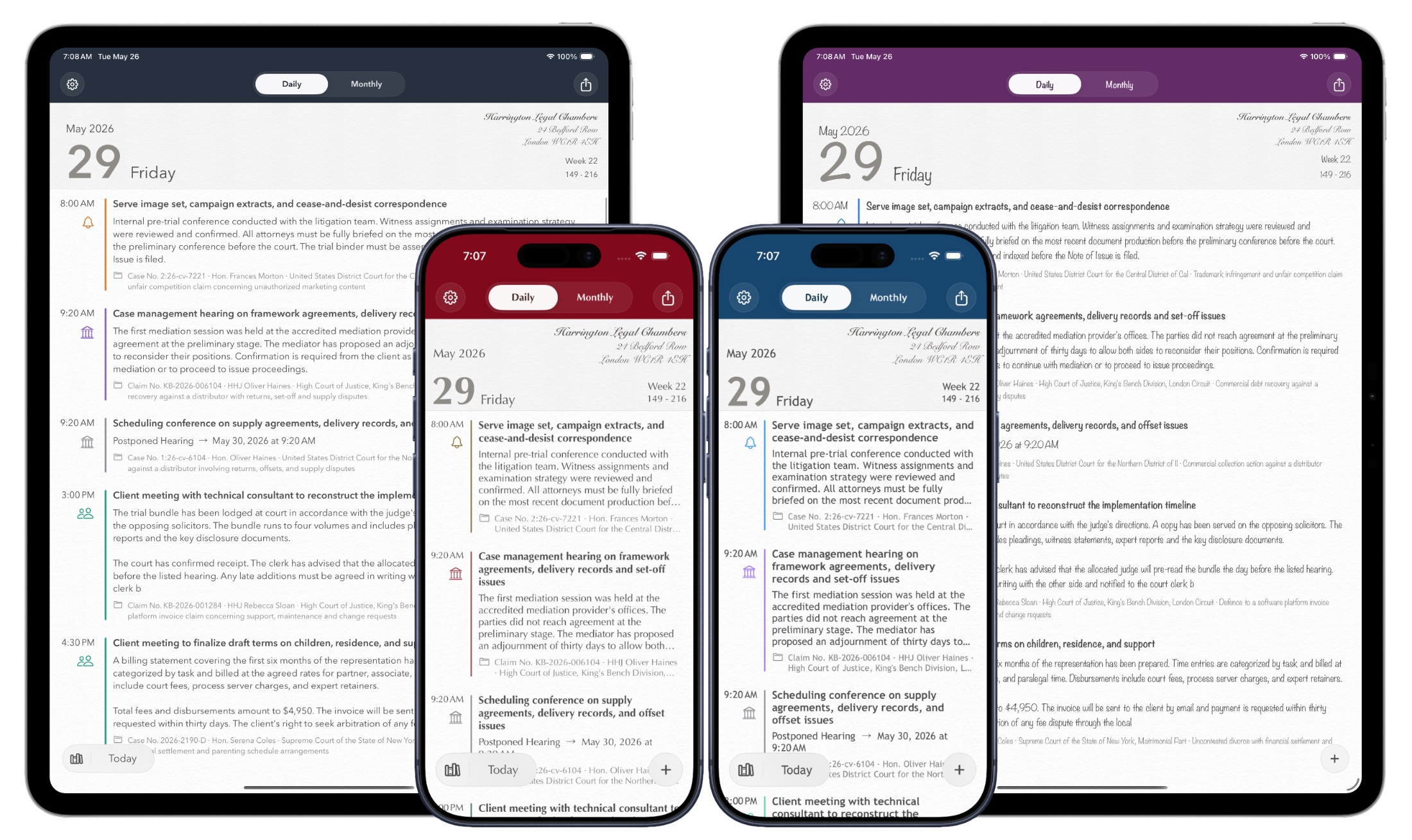 Counsel Planner version 26 – screenshot 1