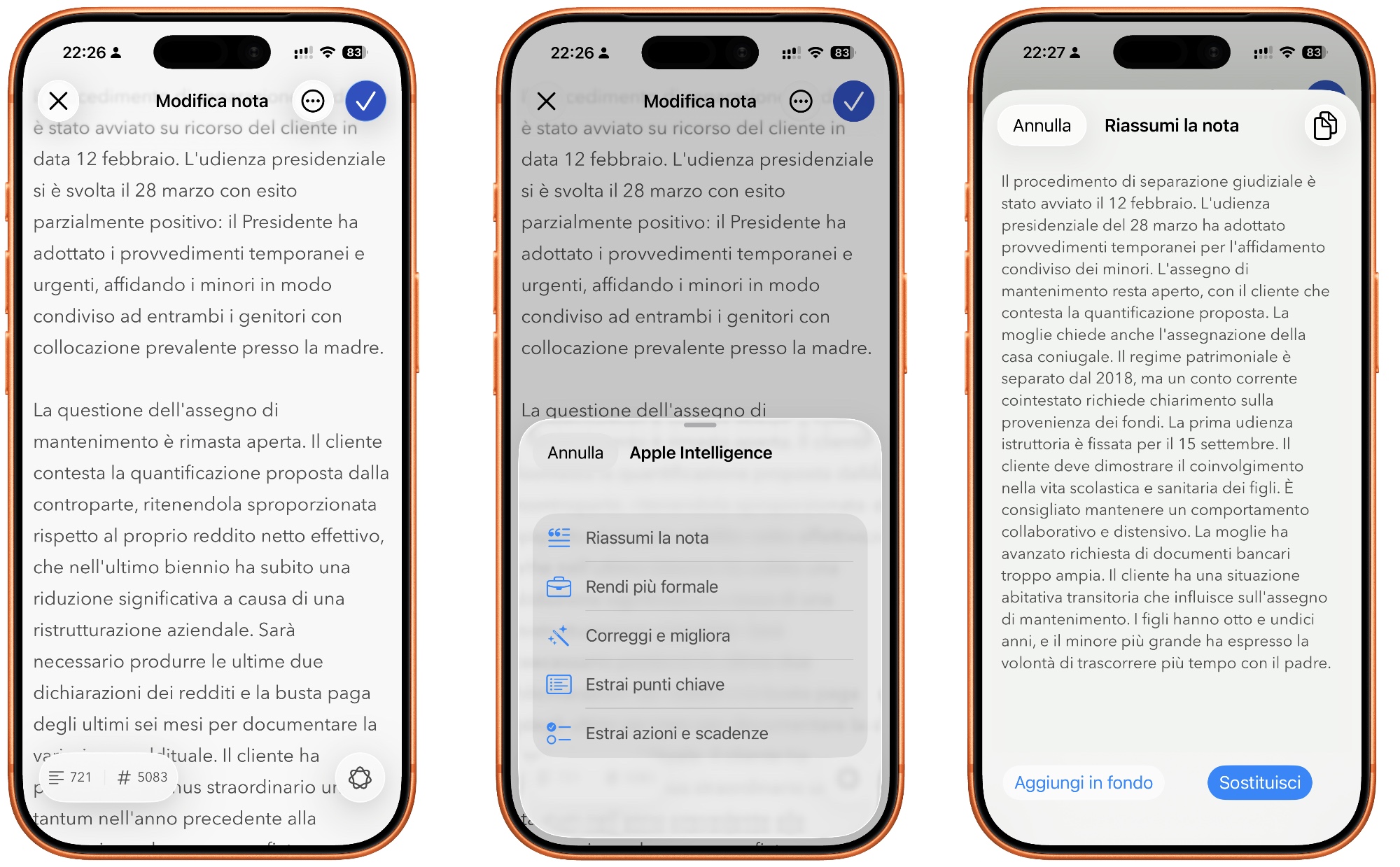 Agenda dell'Avvocato su iPad e iPhone